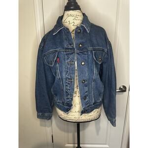 Bugle Boy for Her Women’s sz M Jean/denim Jacket Vintage 90s Y2K Biker Western